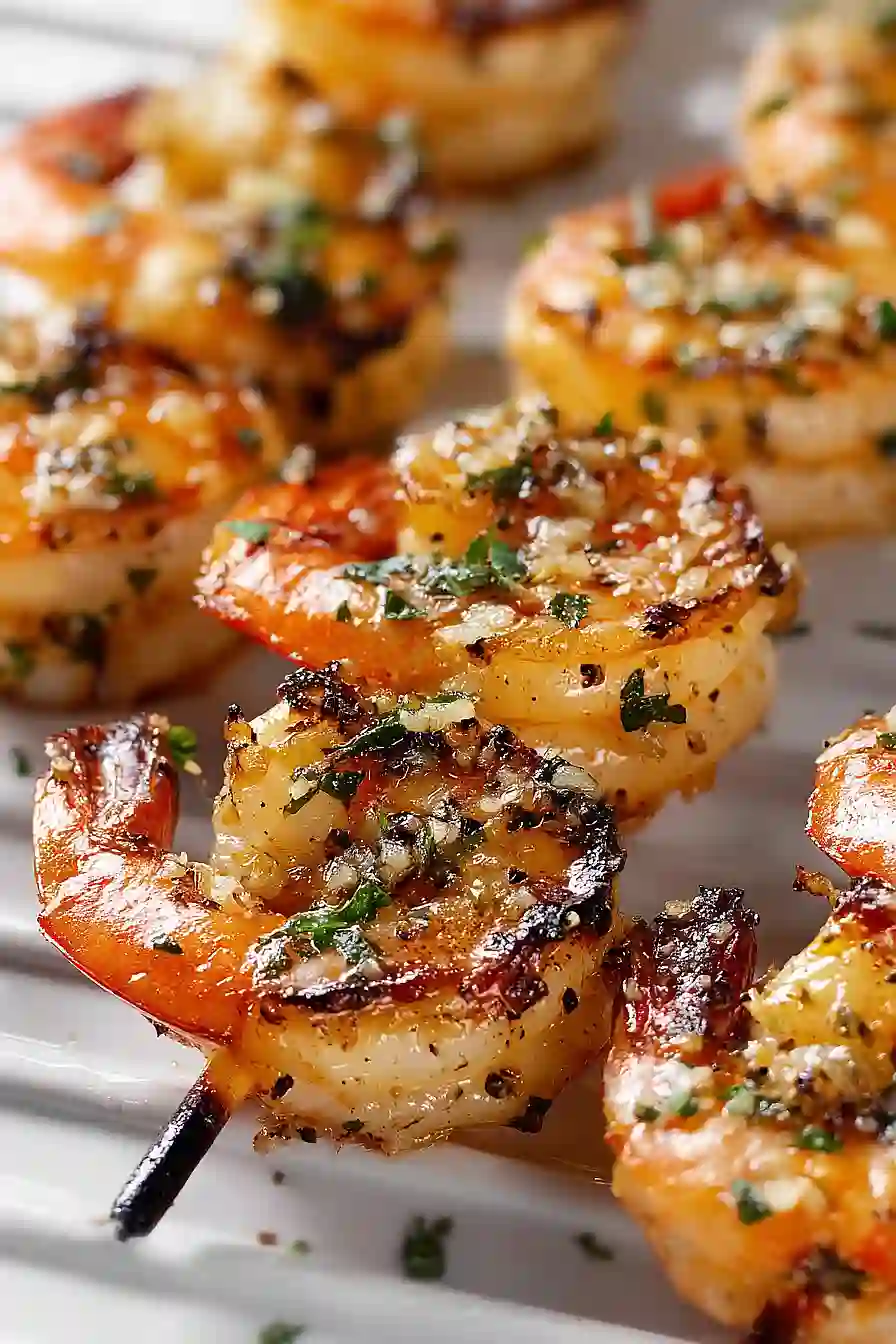 grilled garlic butter shrimp