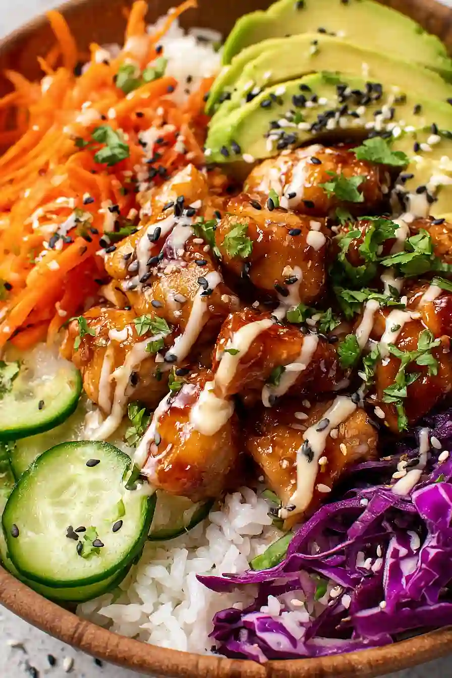 bang bang chicken bowl