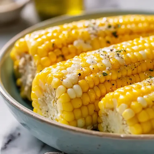 butter and milk boiled corn on the cob
