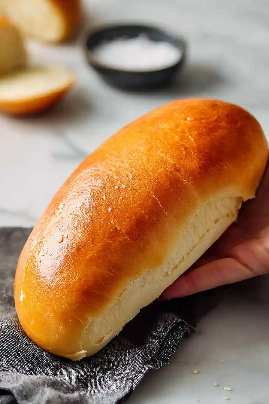 homemade hot dog buns