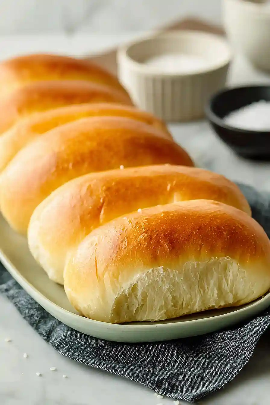 homemade hot dog buns