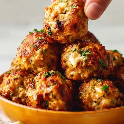 mediterranean chicken meatballs