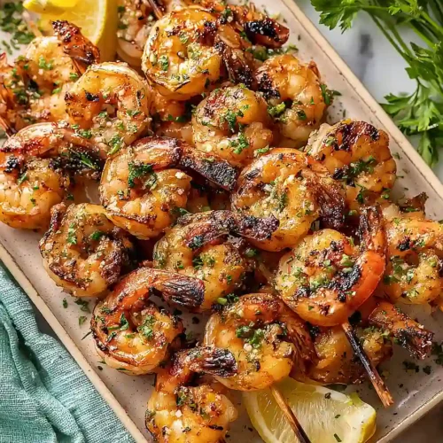 grilled garlic butter shrimp