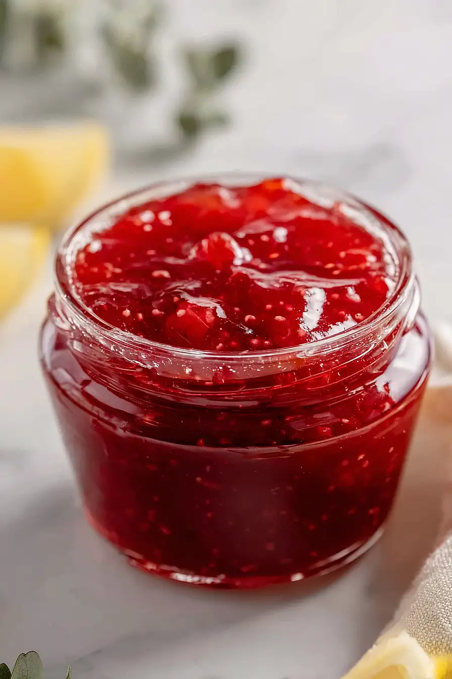 Jam Rambabu Classic Rhubarb Raspberry Jam