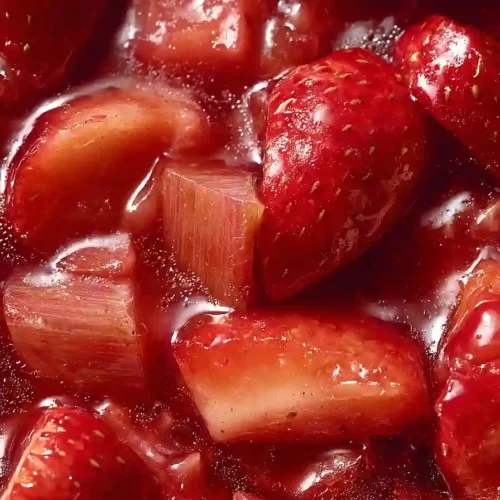 strawberry rhubarb compote