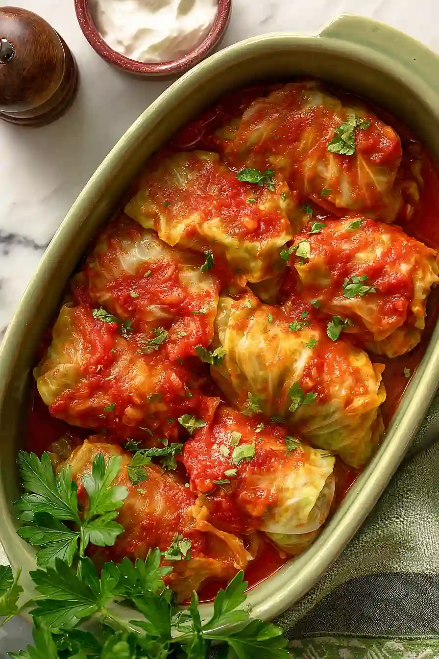 Slow Cooker Cabbage Rolls