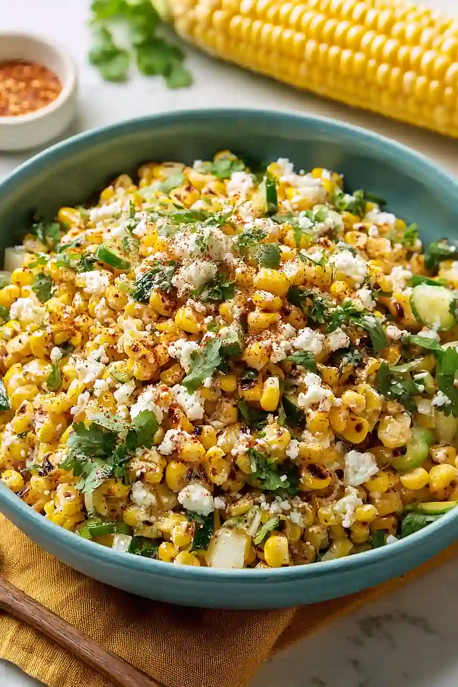 mexican street corn salad (no pasta)