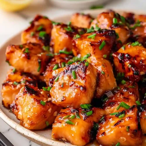 air fryer bang bang salmon bites