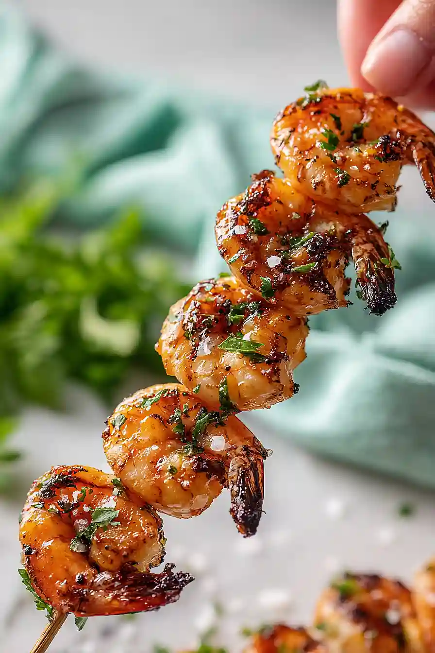 grilled garlic butter shrimp