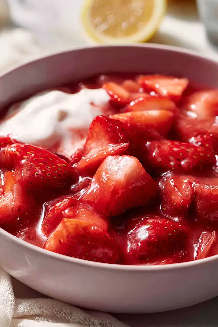 strawberry rhubarb compote