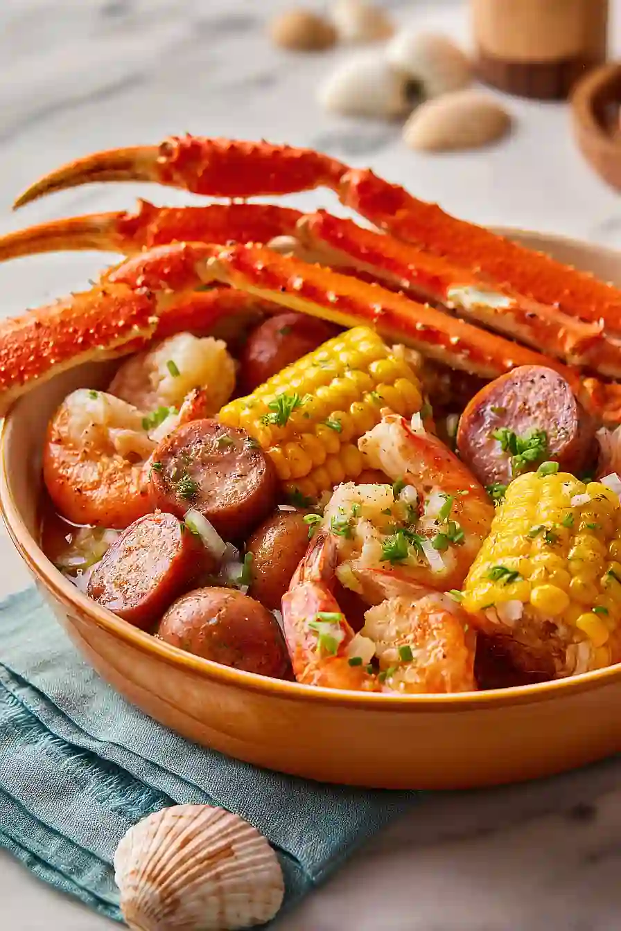 king crab and shrimp boil