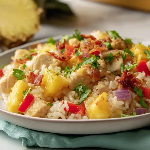 hawaiian chicken and rice casserole