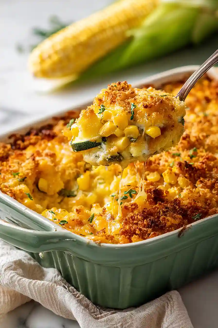yellow squash and corn casserole