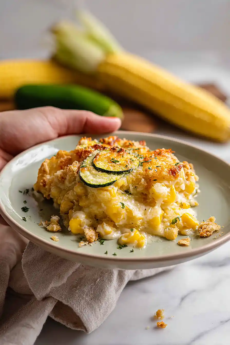 yellow squash and corn casserole