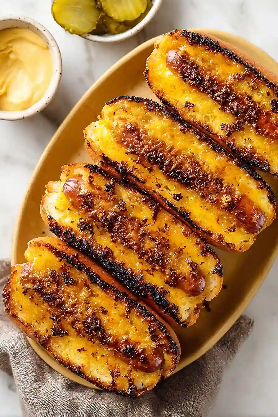grilled cheese hot dog