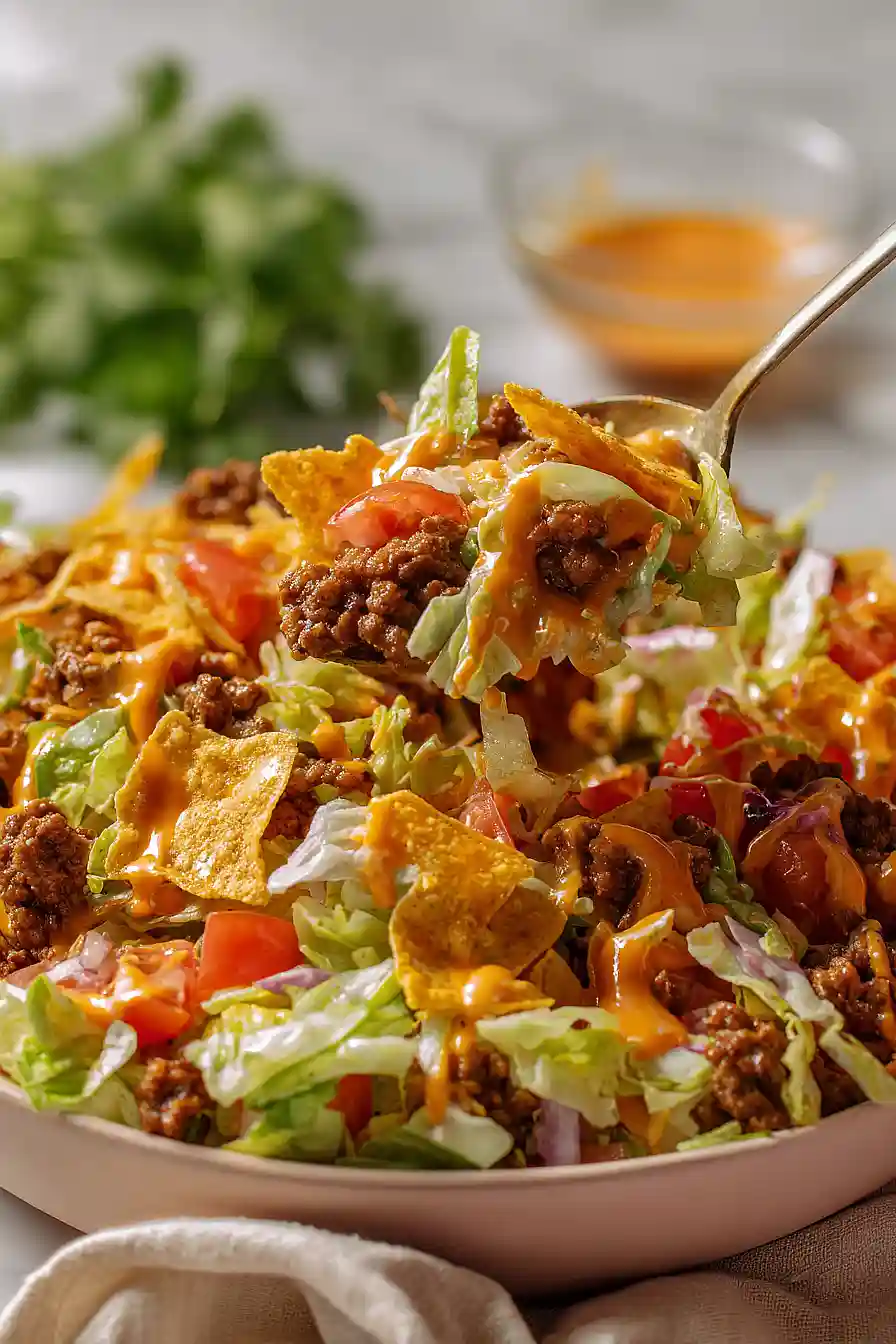 taco salad with french dressing