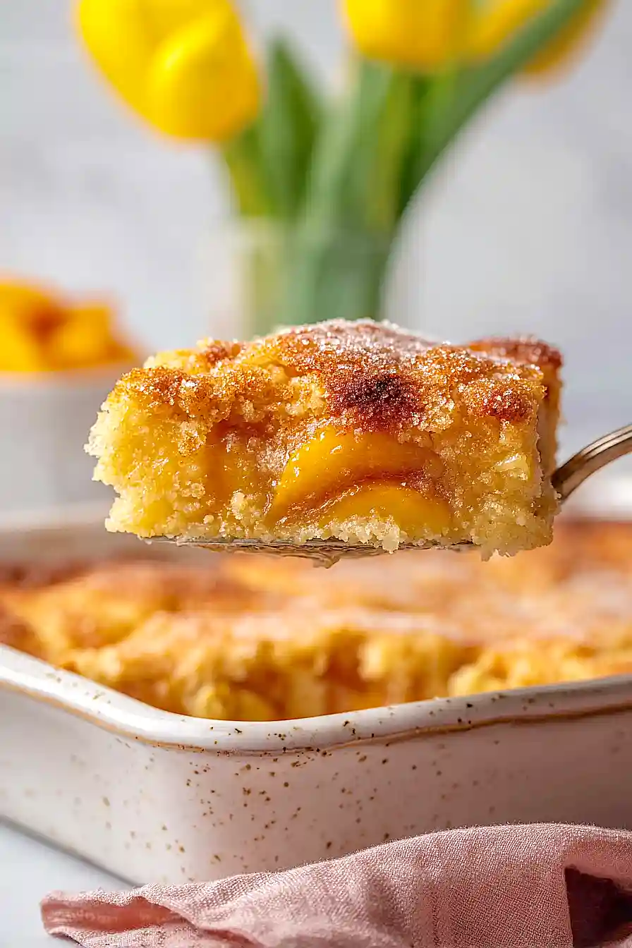 amish peach cobbler