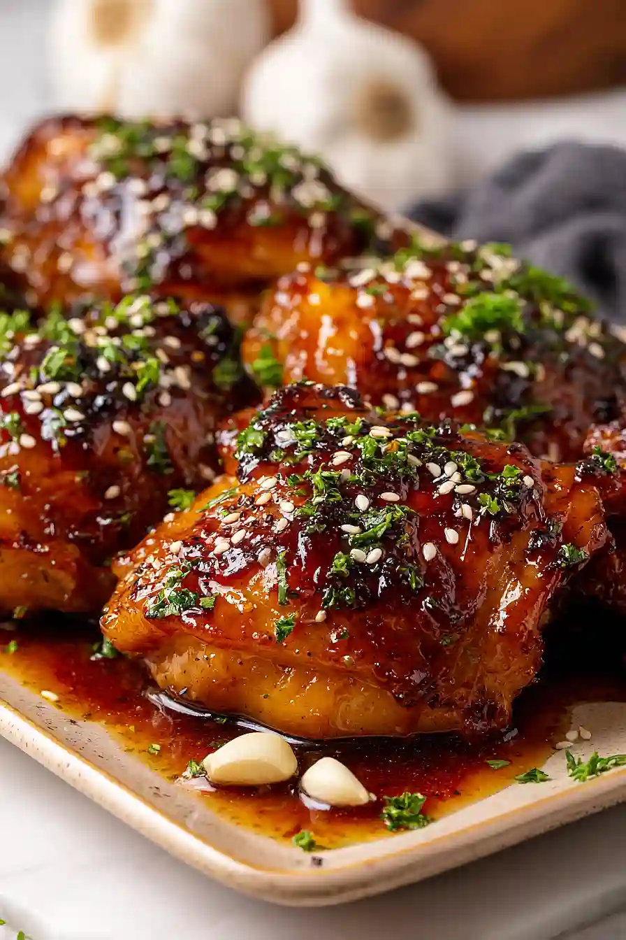 Sweet Crockpot Honey Garlic Chicken