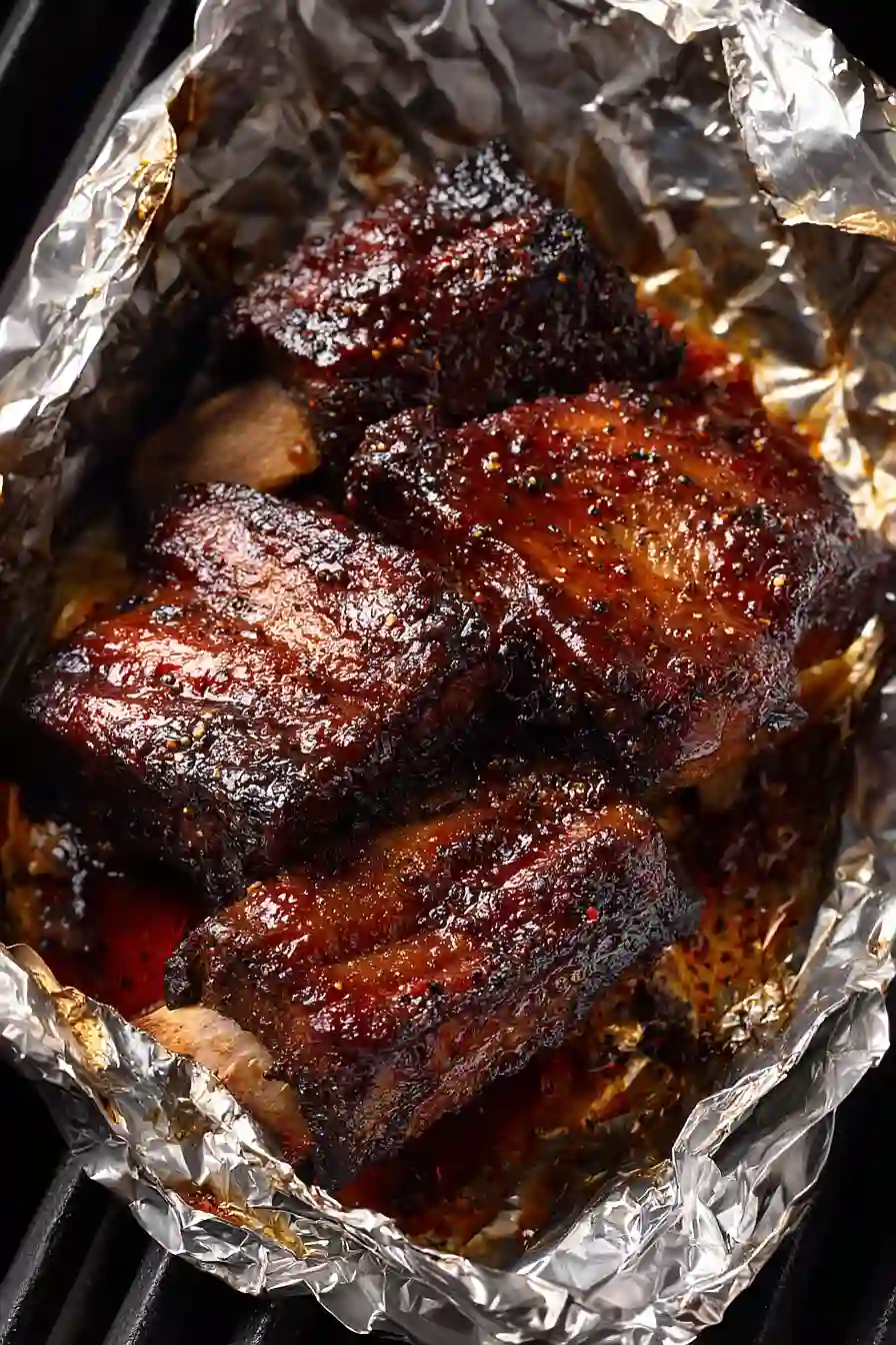 grilled bbq beef short ribs