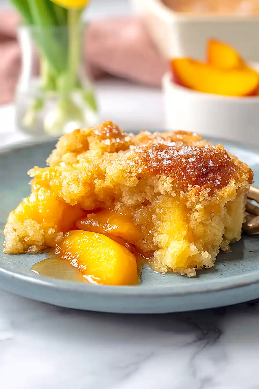 amish peach cobbler