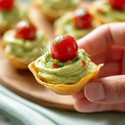 Mouthwatering Guacamole Bites