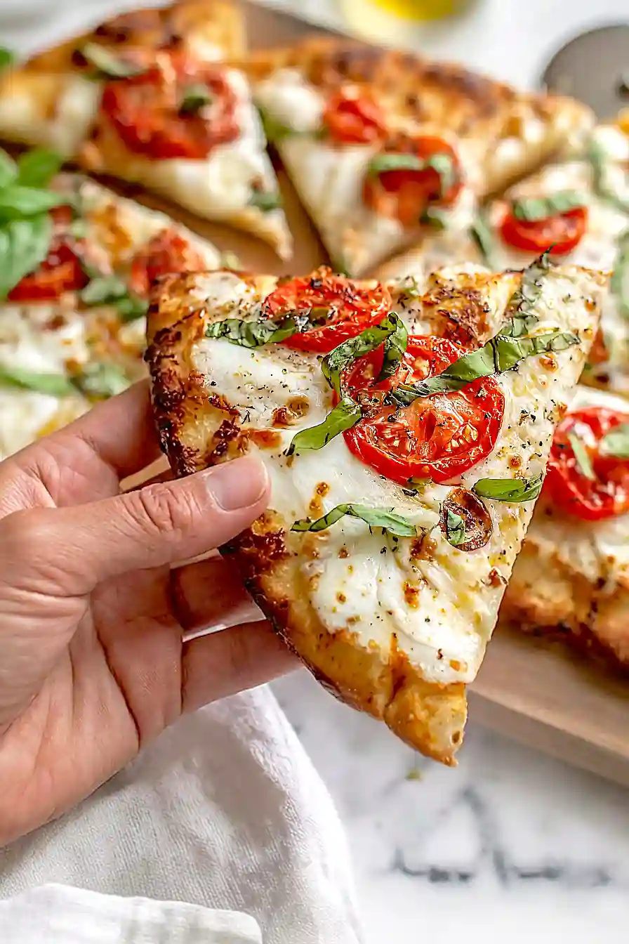 margherita flatbread pizza