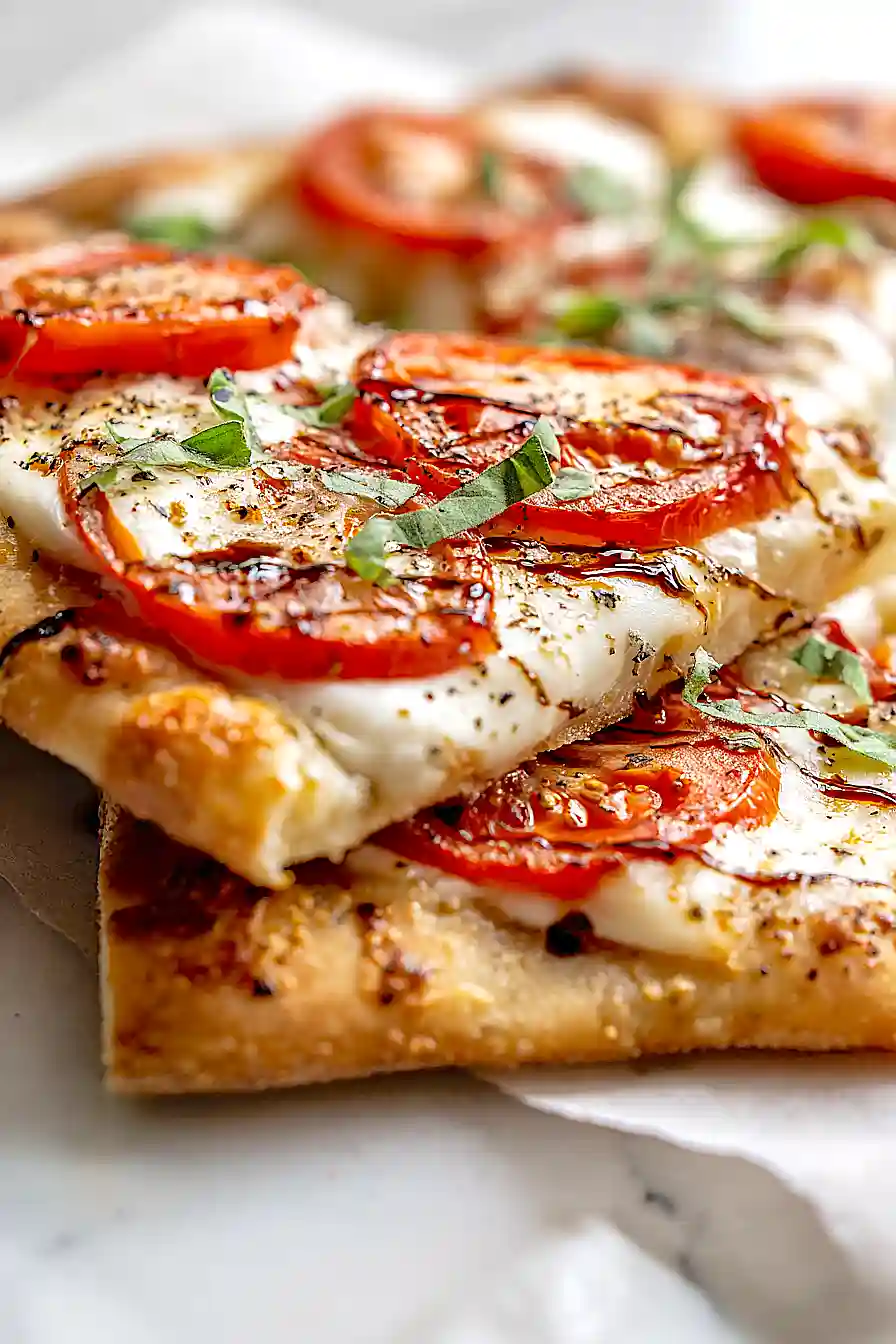 margherita flatbread pizza