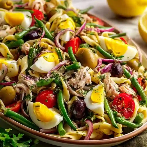 nicoise pasta salad